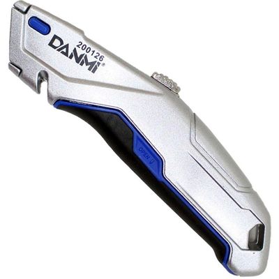 Estilete Canivete Faca Metal Emborrachado Trapezoidal 19mm