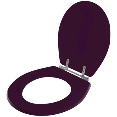 Assento Sanitário Poliester Avalon Ametista (roxo) Para Vaso Ideal Standard