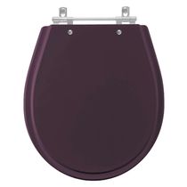Assento Sanitário Poliester Avalon Ametista (roxo) Para Vaso Ideal Standard