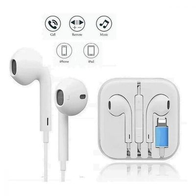 Fone De Ouvido Estéreo Com Microfone Conector Lighthing