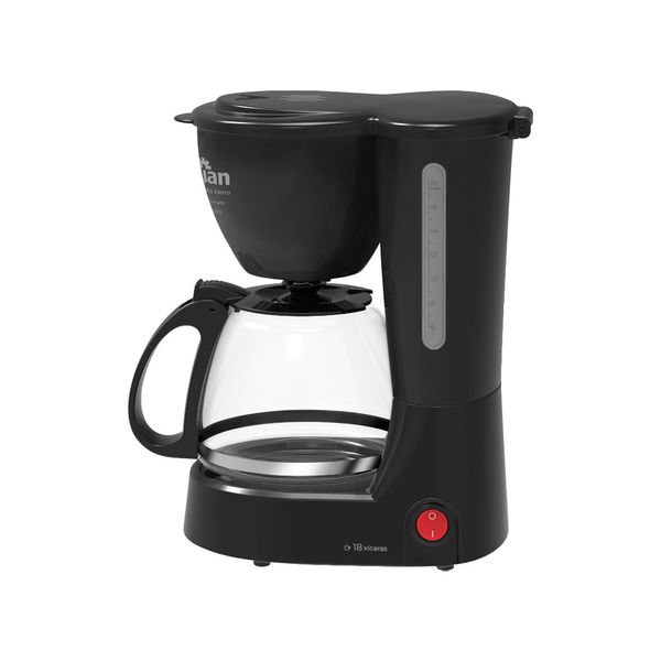 Cafeteira Elétrica 18 Xícaras CF102 Kian Preta 220V