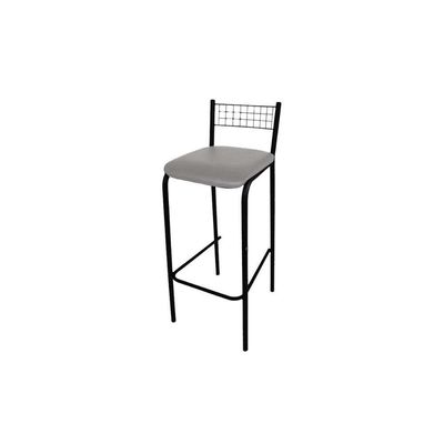 Banqueta Cozinha Gênova 1b705prf Aço 1 Un Preto/boucle Cinza - Kappesberg