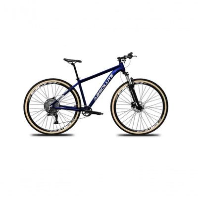 Bicicleta Aro 29 Absolute Nero 5 12v Hollowtech Freio Hidráulico K7 Garfo Trava No Guidão Azul 21