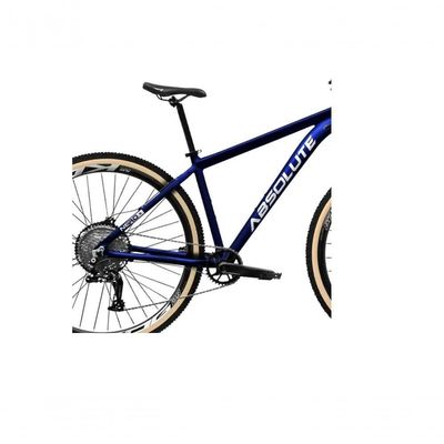 Bicicleta Aro 29 Absolute Nero 5 12v Hollowtech Freio Hidráulico K7 Garfo Trava No Guidão Azul 17