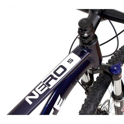 Bicicleta Aro 29 Absolute Nero 5 12v Hollowtech Freio Hidráulico K7 Garfo Trava No Guidão Azul 17