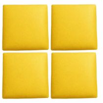 Assento Para Banco- Banqueta 30 Cm 4 Unidades amarelo