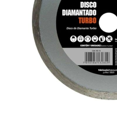 Disco Diamantado Famastil 4.3x8pol 110mmx20mm Turbo