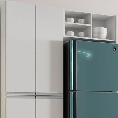 Cozinha Modulada Completa 4 Peças Vanessa Branco Ajl