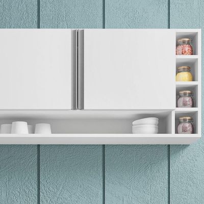 Cozinha Modulada Completa 4 Peças Vanessa Branco Ajl