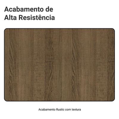 Armário De Cozinha Compacta 156 Cm Rustic Emilly Madesa 03 Rustic