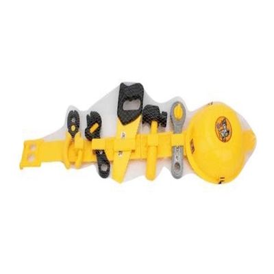 Kit De Ferramentas Infantil Com Cinto Capacete Chaves E Alicate Completo