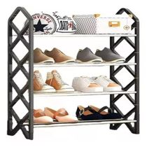Sapateira 8 Pares Com 4 Prateleiras Organizador Para Sala E Quarto