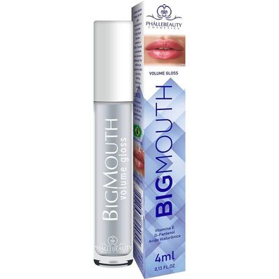 Phállebeauty Big Mouth - Gloss Labial Hidrata E Aumenta O Volume Incolor 4ml