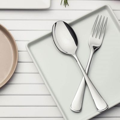 Faqueiro Tramontina Mônaco Aço Inox Com Facas De Mesa Forjadas Acabamento Brilho 42 Peças 66917180