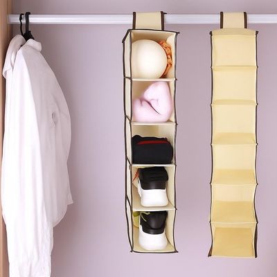 Sapateira Vertical Organizadora Com 5 Divisórias Para Guarda Roupa Closet E Armário