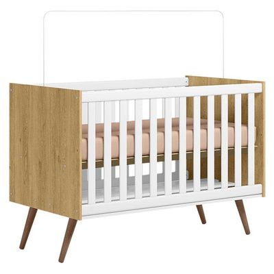 Berço Americano Q Encanto 3820 Retrô Freijó Toq Branco   Qmovi Cômoda Americano Branco Hp Henn