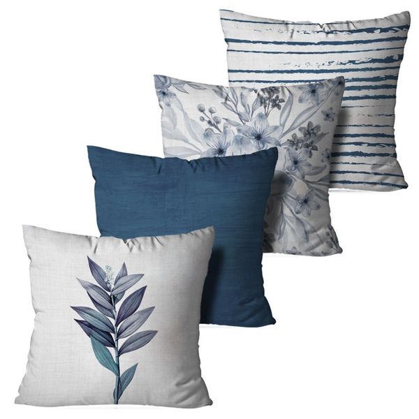 Kit 4 Capas Para Almofadas Decorativas Beth