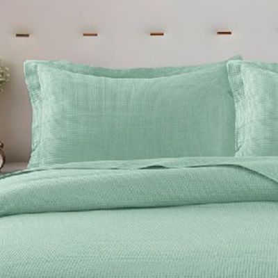 Cobre Leito Colcha Sublyme King 3 Peças - Verde - 100% Poliéster