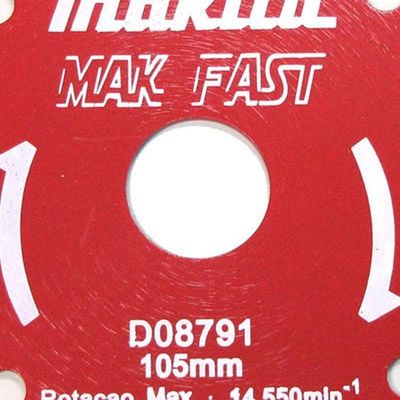 Rebolo Diamantada Mak-fast Turbo 105 Mm Makita