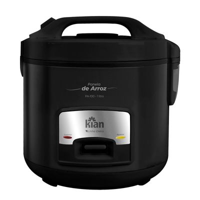 Panela de Arroz Elétrica 5 Xícaras PA100 Kian Preta 127V