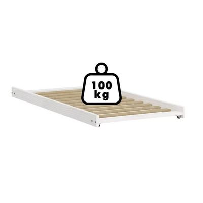 Beliche Madeira Maciça Com Cama Auxiliar 730x715b Branco Lavado Marjori