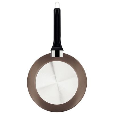 Frigideira Tramontina Milazzo 28cm Alumínio Antiaderente Starflon Max Soft-touch Amêndoa