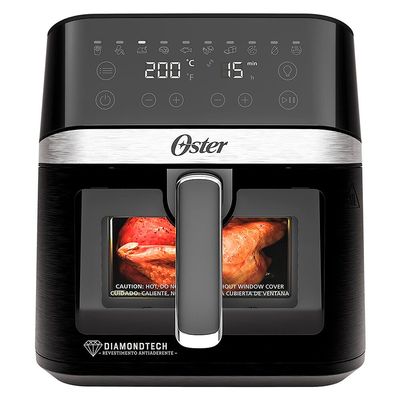 Fritadeira Sem Óleo CKSTAF60WDDF 6 Litros Diamond Tech Visor Transparente Oster Preto / 110V