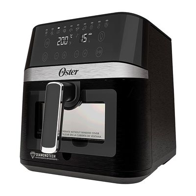 Fritadeira Sem Óleo CKSTAF60WDDF 6 Litros Diamond Tech Visor Transparente Oster Preto / 110V