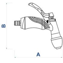 Hidropistola Tramontina para Engate Rápido - Metálica