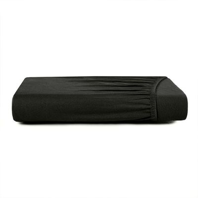 Lençol Com Elástico Casal Altenburg Malha Fio Penteado Preto Primitivo