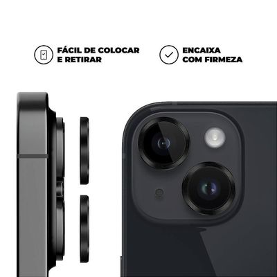 Protetor De Lente One Armor Para Iphone 16 Plus - Preto - Gshield