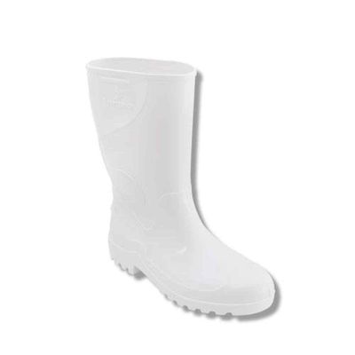 Bota Impermeável Branca Nº43 Pvc Injetada Solado Antiderrapante 33cm - Innpro
