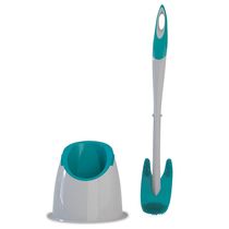 Escova Sanitária Emborrachada com Suporte FlashLimp - 1 Peça