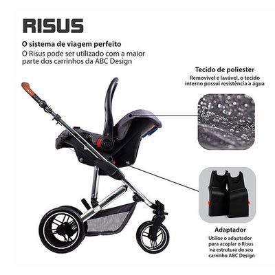 BEBE CONFORTO RISUS BLACK - ABC DESIGN