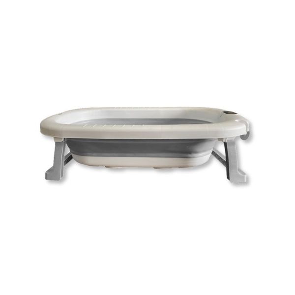 BANHEIRA DOBRAVEL COM TERMOMETRO SPLASH CINZA - PASSEAR BABY