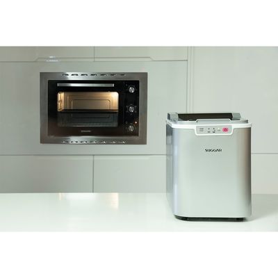 Máquina de Gelo Suggar 15kg Gelo Rápido + Bandeja Coletora e Pá 120W MG15 Prata / 110v
