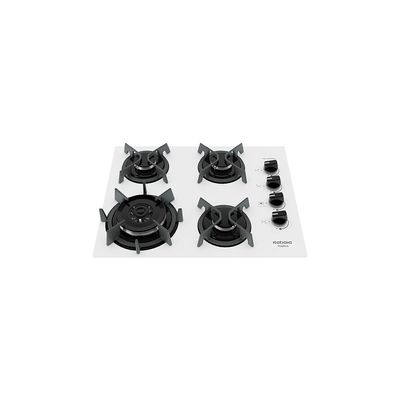 Cooktop 4 Bocas Mesa de Vidro e Tripla Chama Itaplus Branco / Bivolt