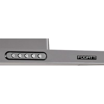 Coifa Fogatti Retangular Duto Slim Inox 60cm Inox / 110v