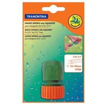 Engate Rápido Tramontina c/ Aquastop 5/8" e 3/4"