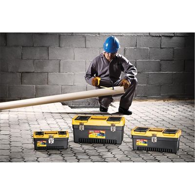 Caixa Plástica para Ferramentas Tramontina 13" 43803013 - Amarela/Preta
