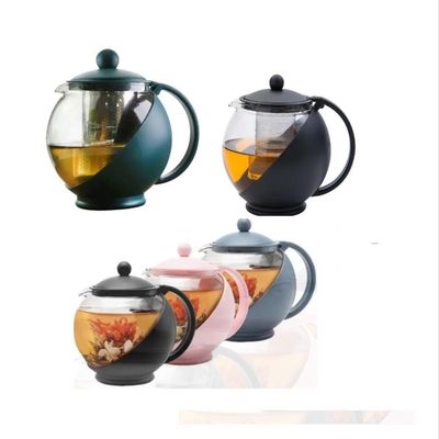 Bule De Vidro Com Infusor Inox 750ml Chaleira Pra Chá E Café