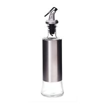 Porta Azeite Galheteiro 300ml Vidro E Inox Dosador Cozinha Anti Vazamento Bico Fino