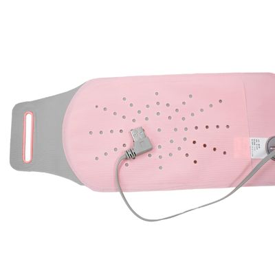 Cinta De Aquecimento Alivio Cólica Menstrual Almofada Esquenta Cor:Rosa