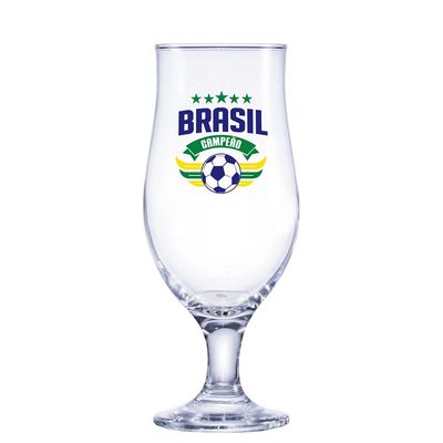 Taça para Cerveja Ruvolo Royal Beer Brasil Campeão 330ml UNICA