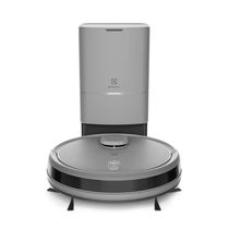 Aspirador Robô Electrolux Experience ERB80 Wi-Fi 150W Autonomia 1h40 Mapeamento Base Autolimpante Cinza