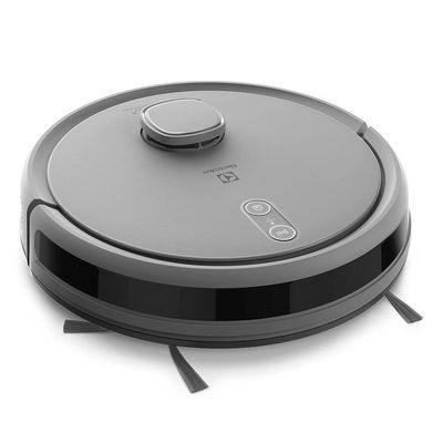 Aspirador Robô Electrolux Experience ERB80 Wi-Fi 150W Autonomia 1h40 Mapeamento Base Autolimpante Cinza cinza / 220
