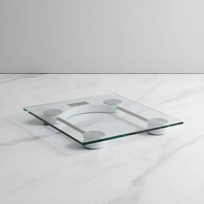 Balança Digital Para Banheiro Em Vidro Temperado Com Display Lcd – Alta Precisão Até 180kg