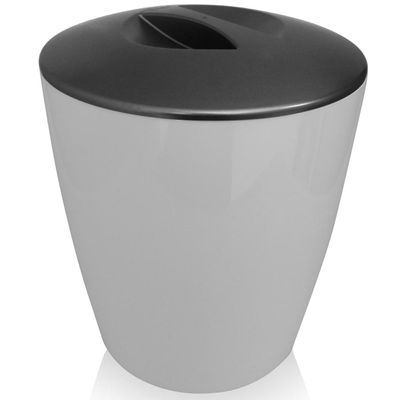 Lixeira Vitra Vintage 5L Para Cozinha Banheiro E Escritório Grafite