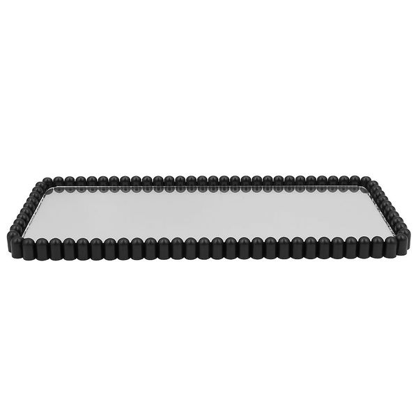 BANDEJA DECORATIVA 30 CM X 12 CM X 1,5 CM FWB preto