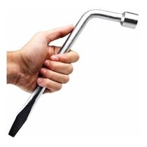 Chave Roda Tipo L Com Espátula Famastil 17mm